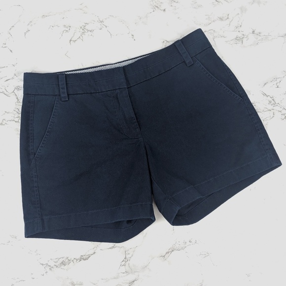 J. Crew Factory Pants - J. Crew Navy 5 Inch Chino Shorts - Size 4